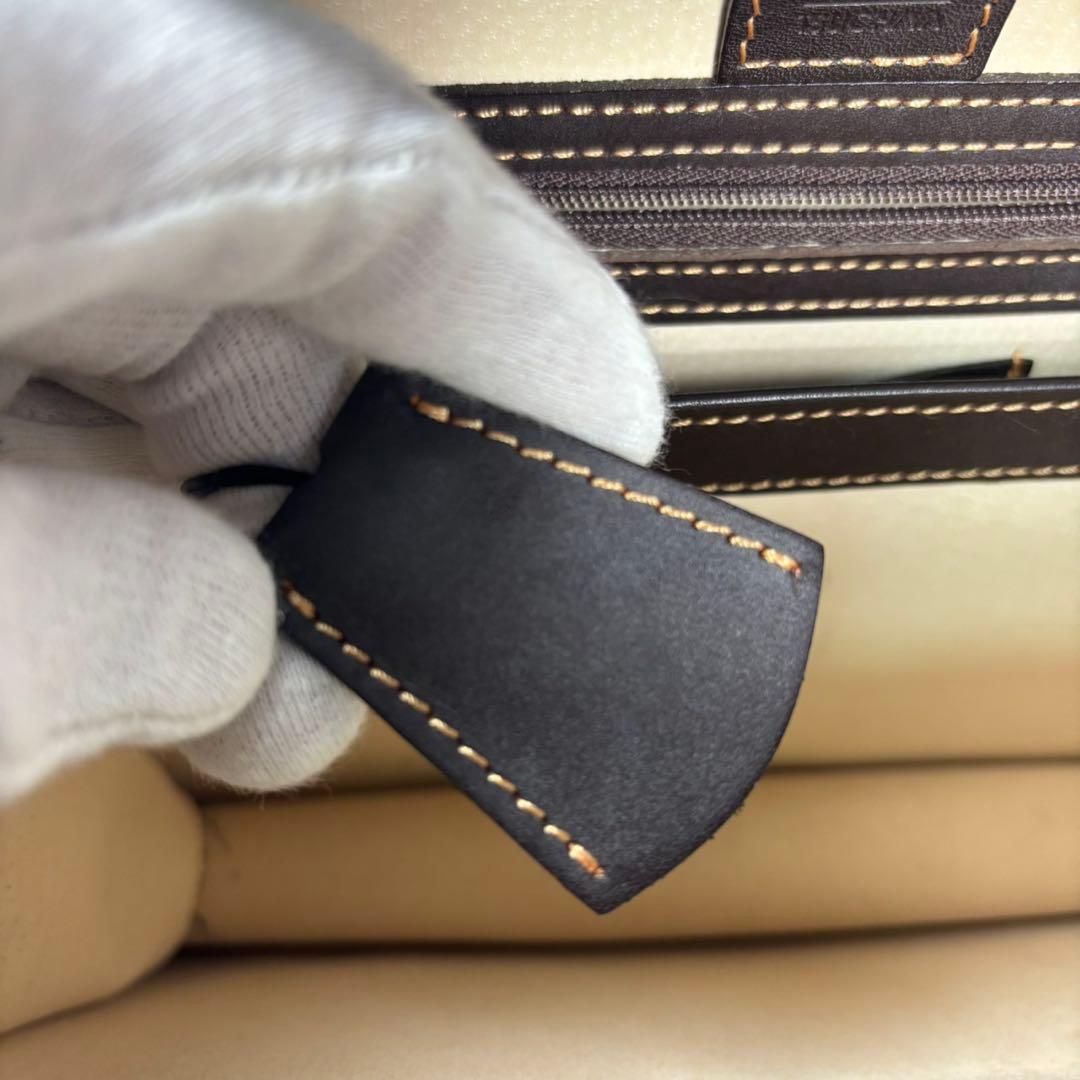 【廃盤】土屋鞄 ダレスバッグ ブライドルレザー ビジネスバッグ　ブラウン　ミニ