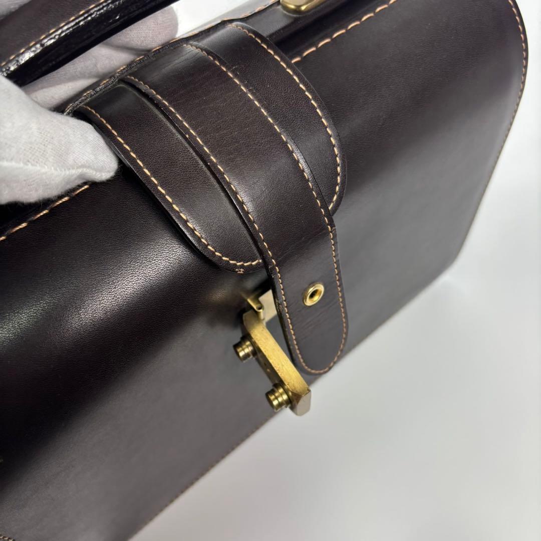 【廃盤】土屋鞄 ダレスバッグ ブライドルレザー ビジネスバッグ　ブラウン　ミニ