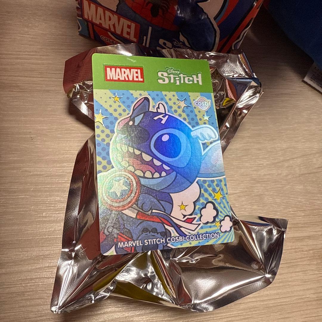 cosbi スティッチ マーベル フィギュア シークレット キャプテン