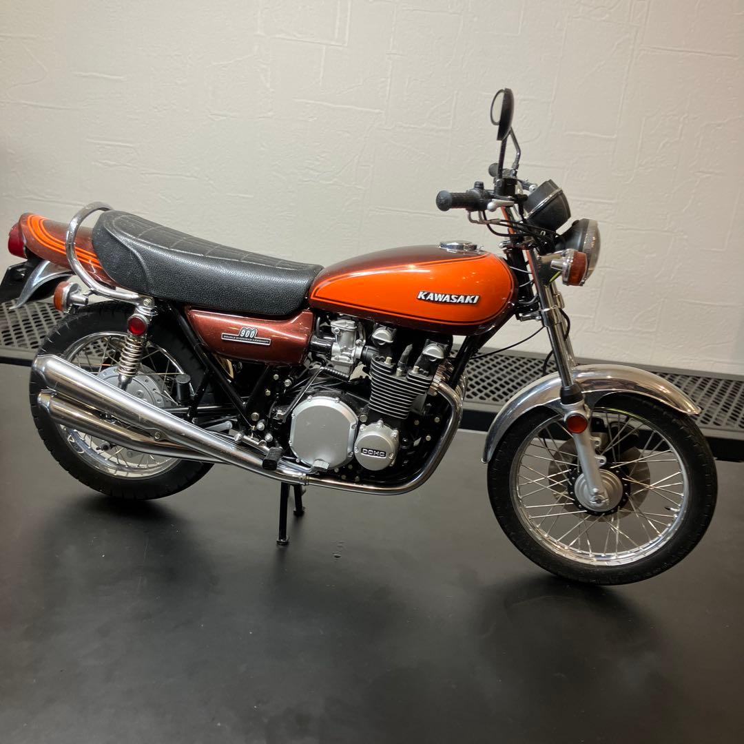 ミニチャンプ カワサキ Z1 火の玉 1/6 激レア ダイキャストバイク 旧車