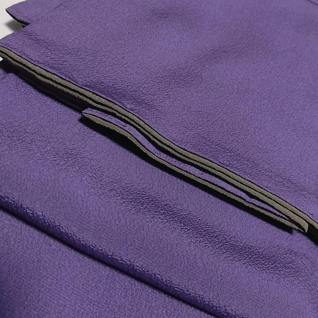 辻村ジュサブロー 寿三郎 胡蝶蘭 振袖 紫 セット 袋帯 刺繍