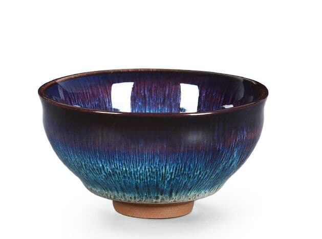 12個シルバー天目盞 茶碗 抹茶碗 建盞和食器 酒器