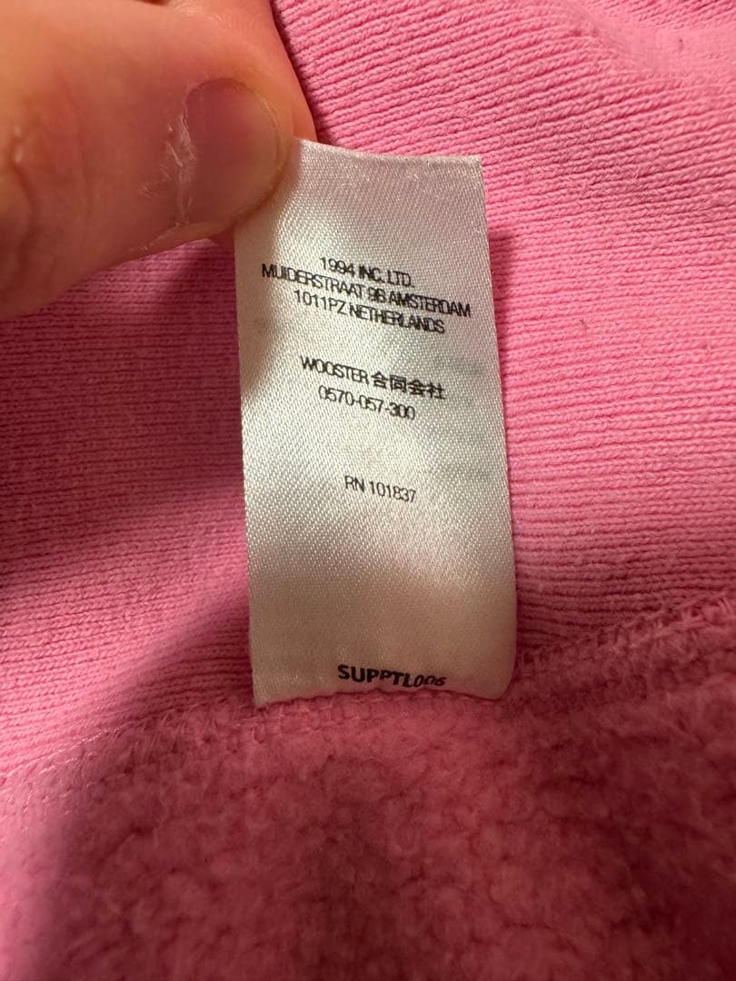 ニ*ク様 Supreme Box Logo Pink パーカー ピンク シュプリ