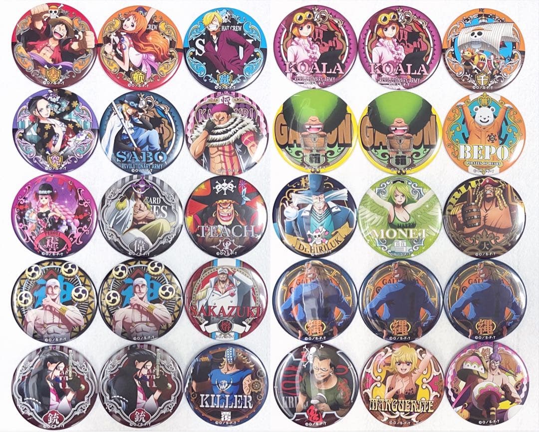 ONE PIECE ワンピース 輩缶バッジ 第24弾 WORLD