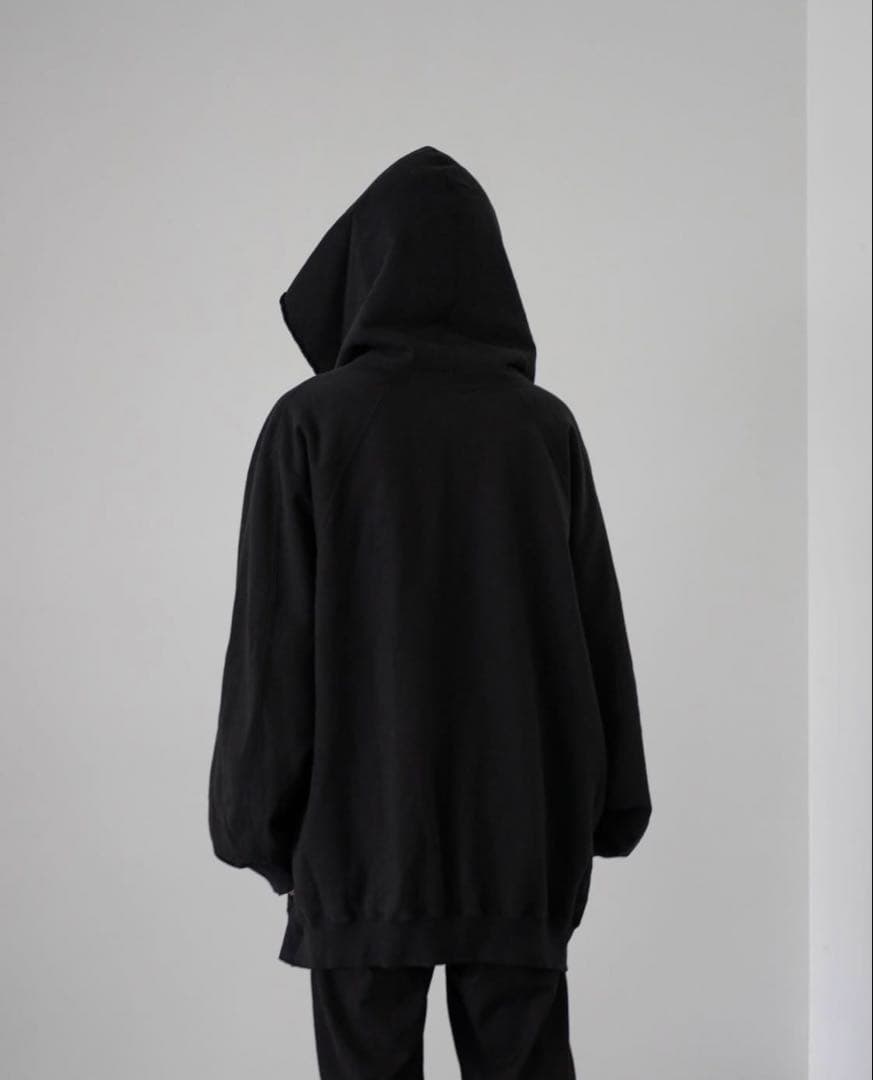 トップス ANCELLM OVER SWEAT COAT HOODIE