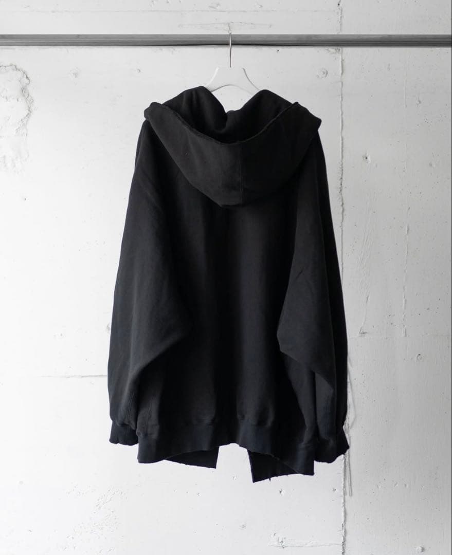 トップス ANCELLM OVER SWEAT COAT HOODIE