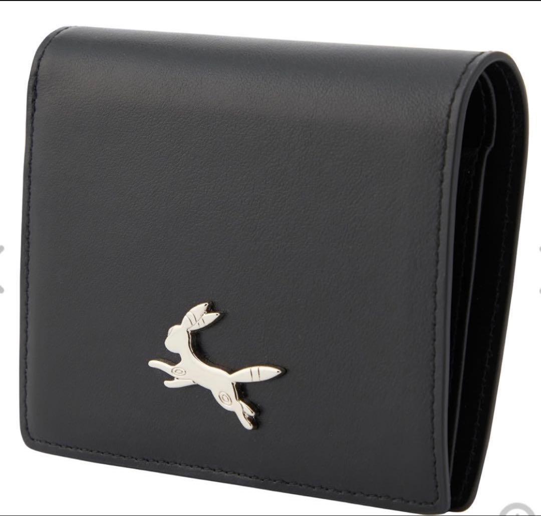 ブラッキー 本革 二つ折り財布 ポケモンセンター限定 新品未使用