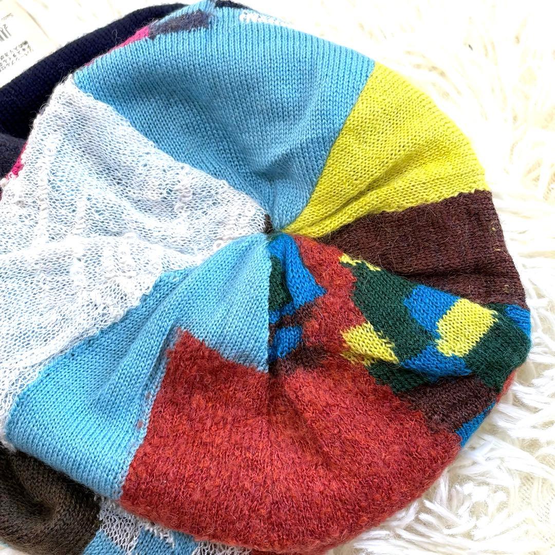 ⭐︎新品未使用タグ付き⭐︎佐藤繊維 M&KYOKO リバーシブル 幾何学柄