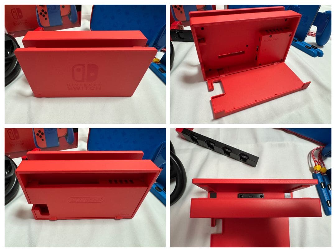 ☆美品☆Nintendo Switch マリオレッド×ブルー本体セット他