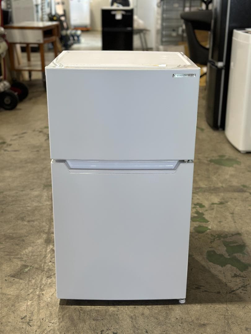 ノンフロン冷凍冷蔵庫 2ドア ヤマダセレクト 一人暮らし 2022年 87L