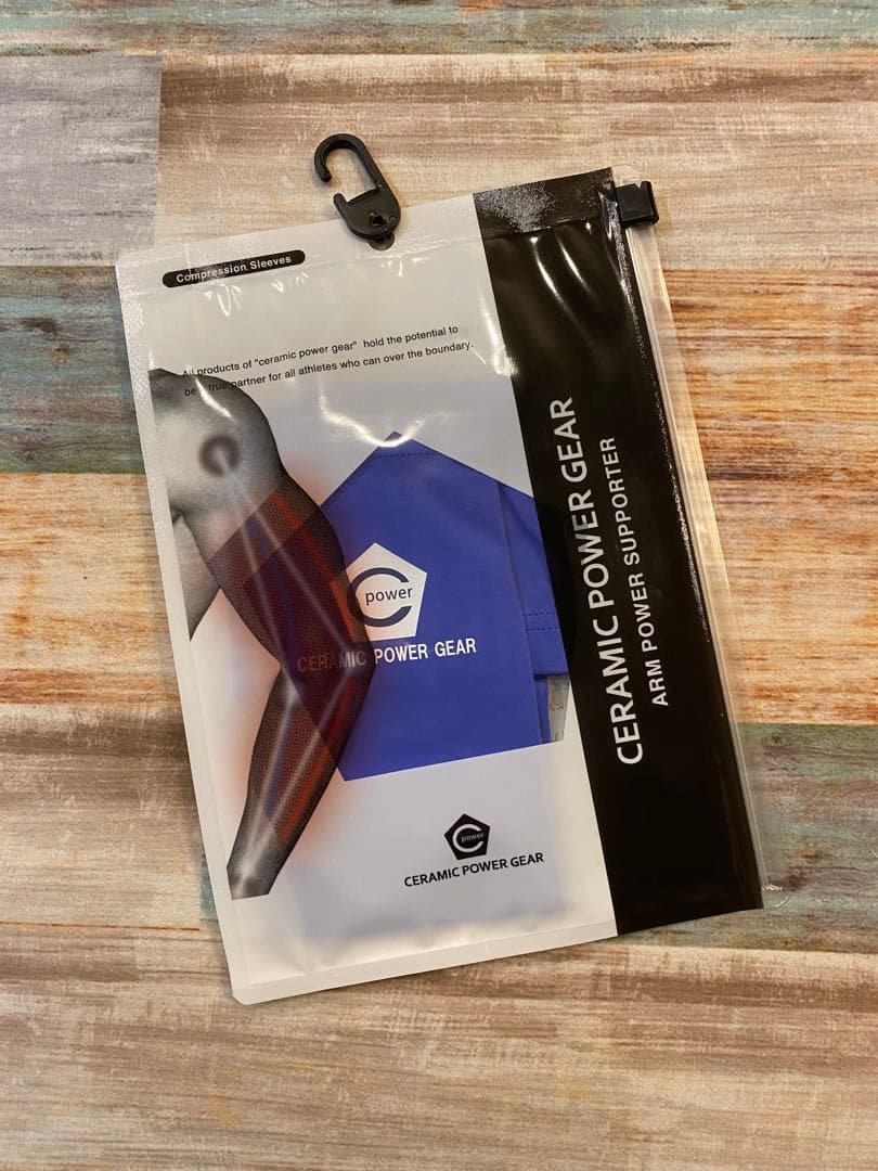 セラミックパワーギア！アームパワーサポーター！cool shortタイプ