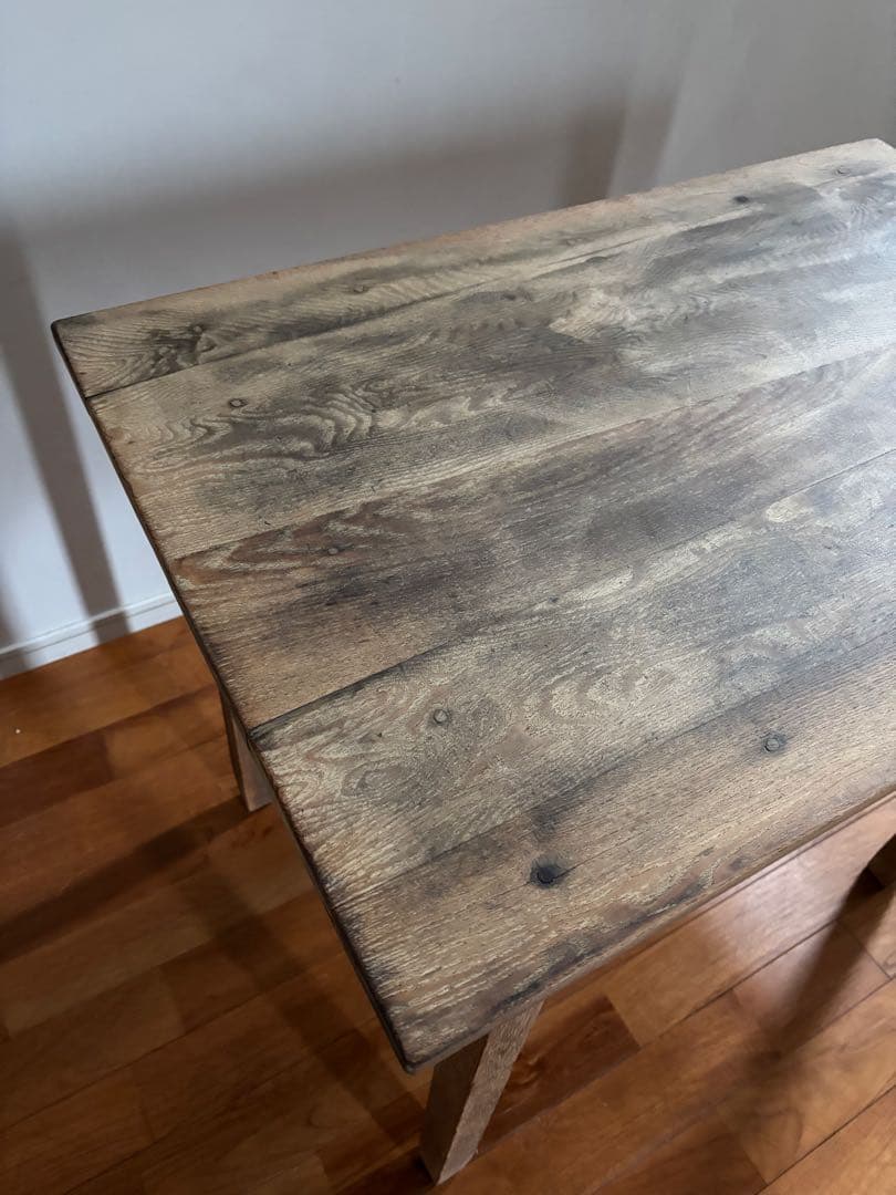 木製ダイニングテーブル 下棚付き