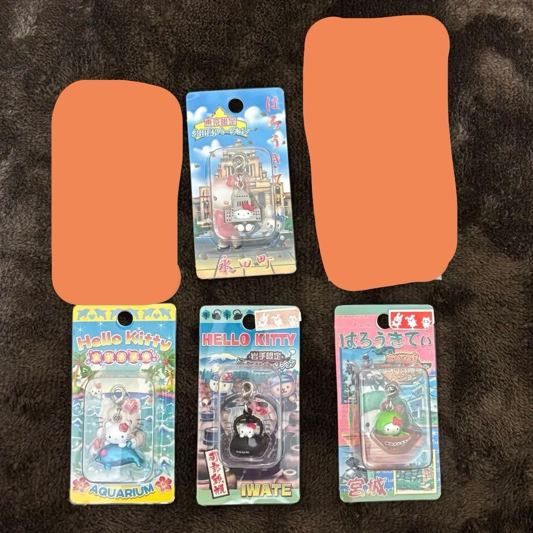 ご当地キティ ストラップ 38点セット