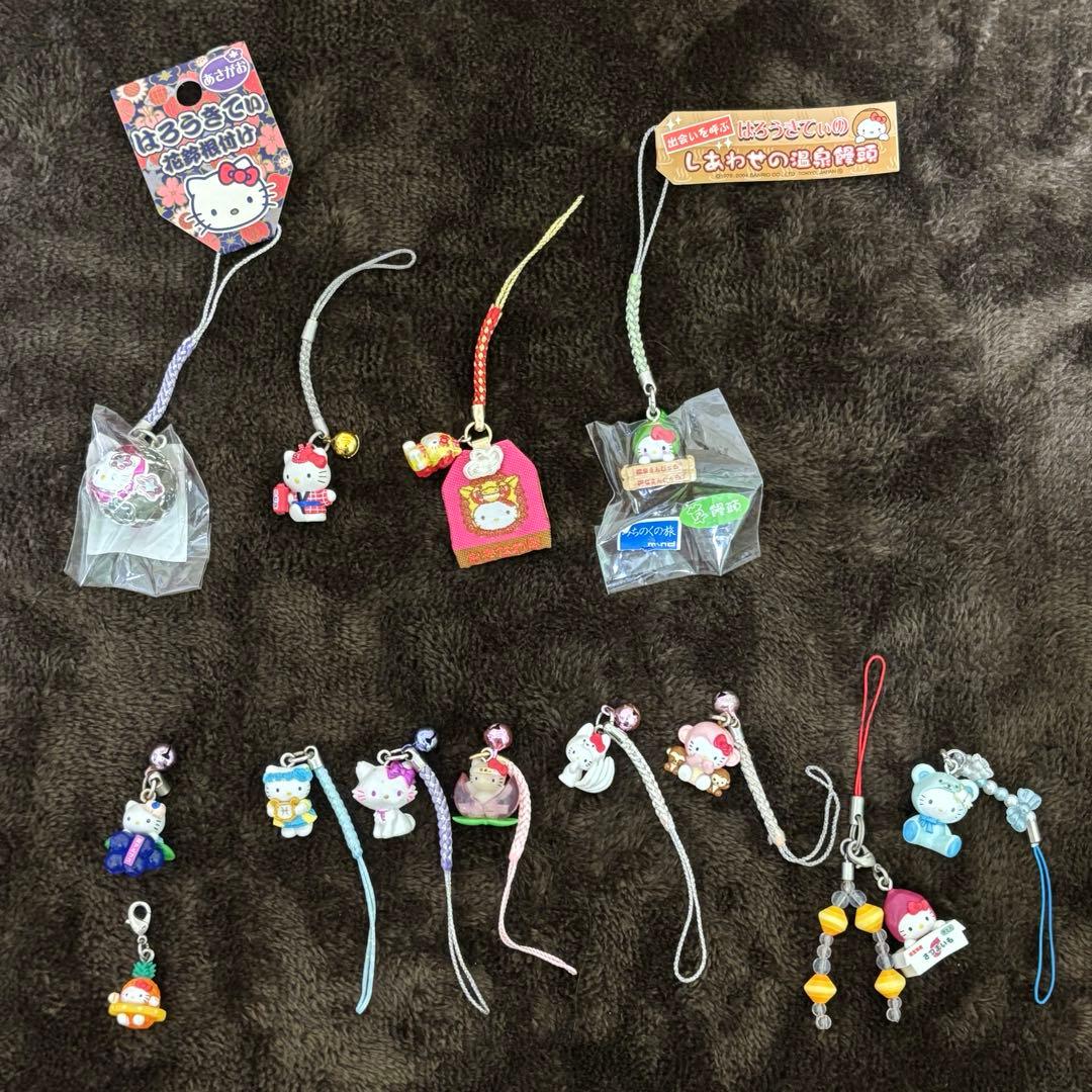 ご当地キティ ストラップ 38点セット