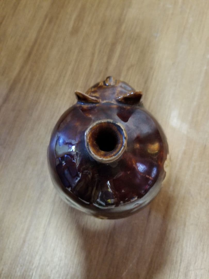 九谷焼　林大輔　猫　一輪挿し　花瓶　作家　陶磁器