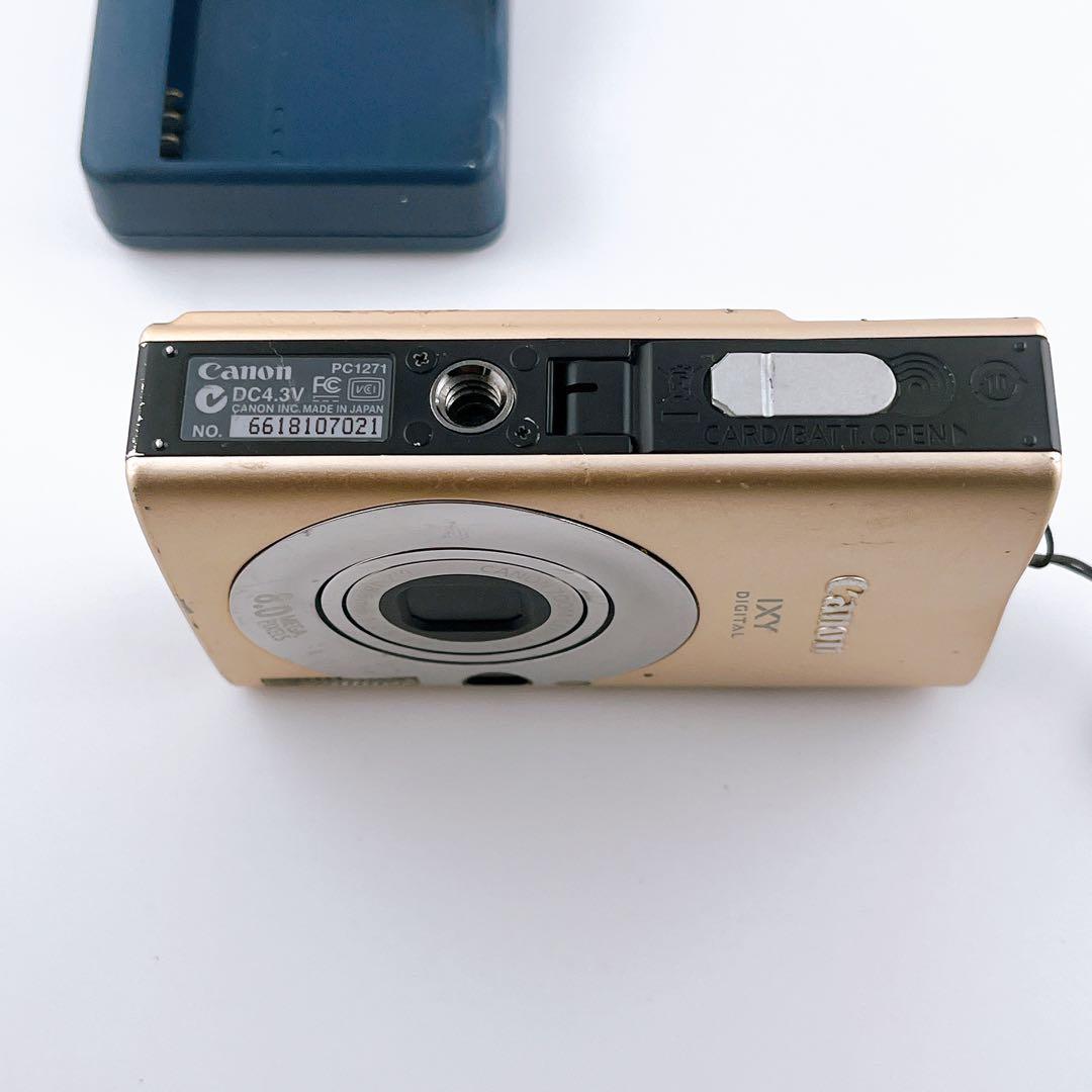 動作品】Canon IXY DIGITAL 20IS ゴールド 充電器付き
