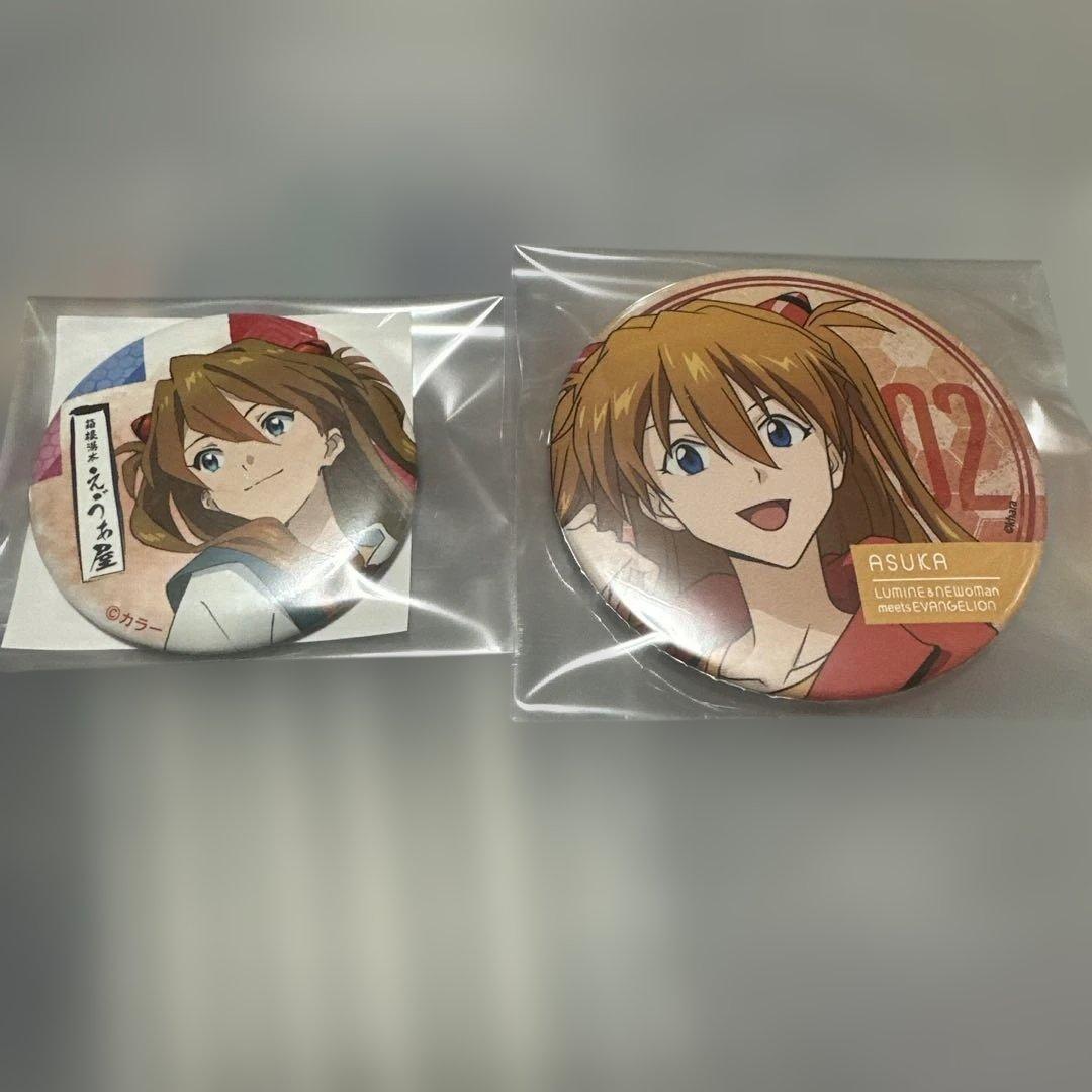 エヴァンゲリオン アスカ缶バッジセット - メルカリ