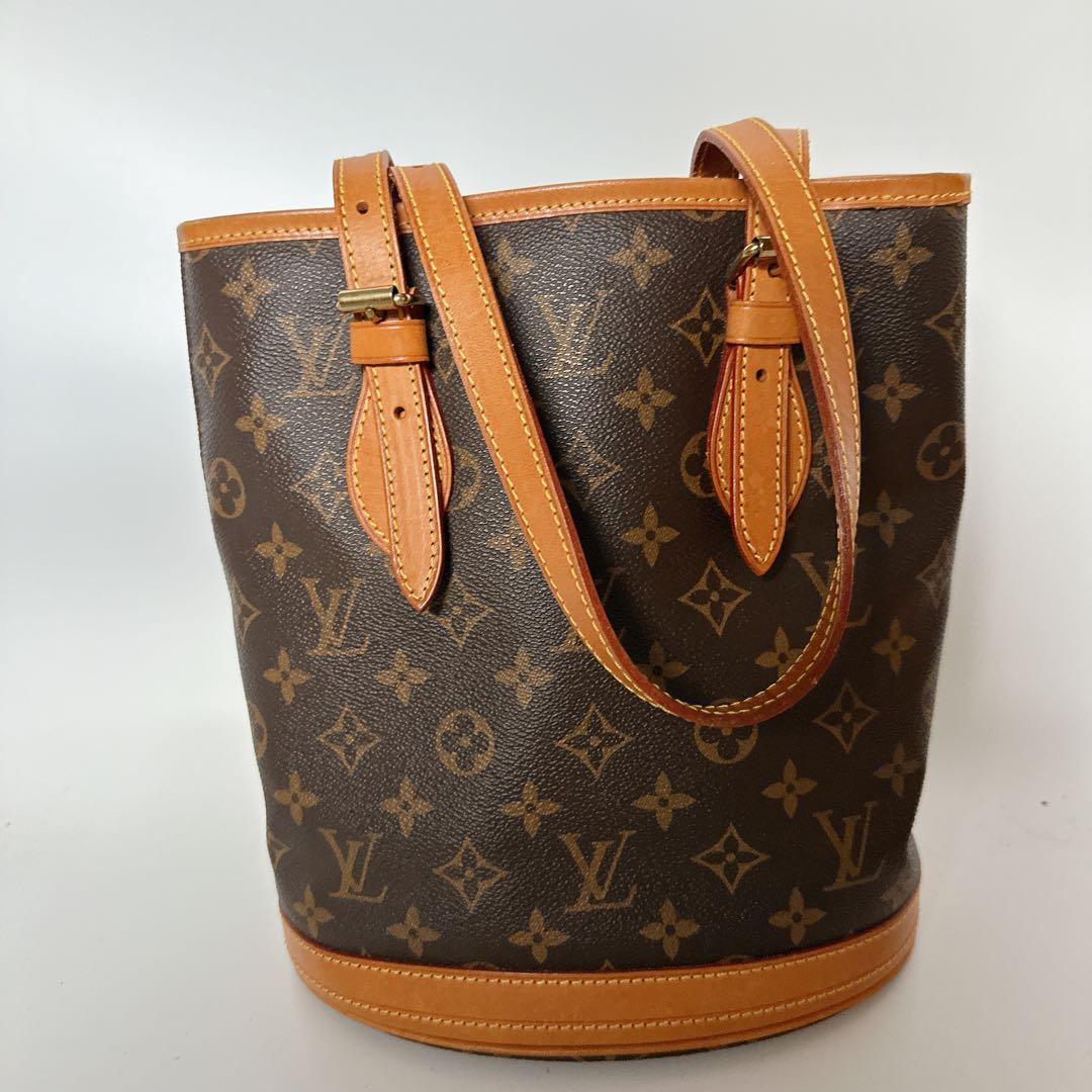ルイヴィトン　バケツ　バッグ　モノグラム