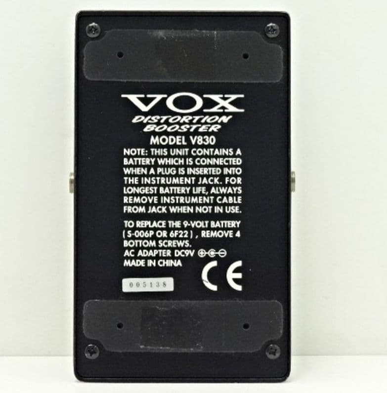 VOX V830 DISTORTION BOOSTER ビンテージ レア