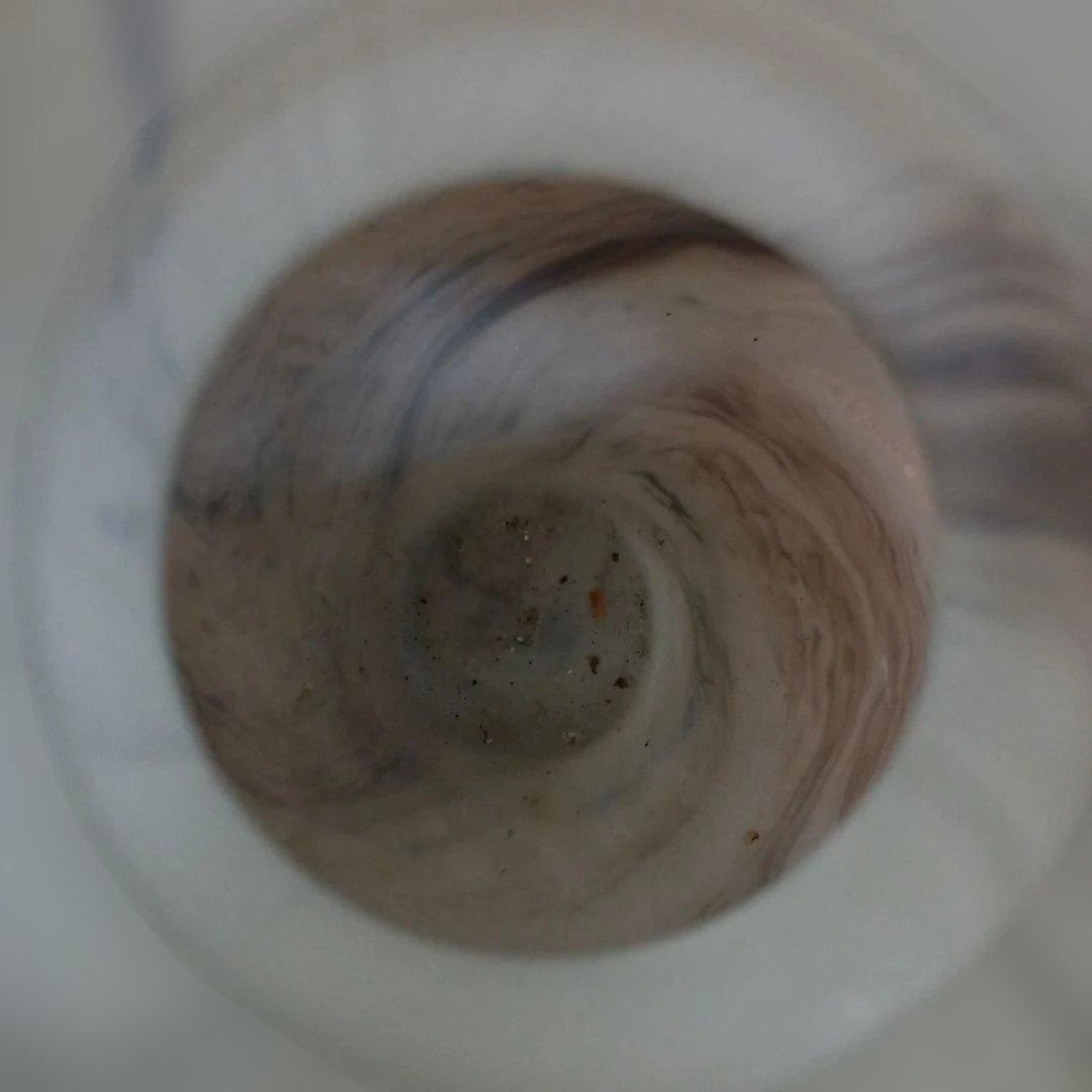 3979）岩田ガラス 金彩双耳 花瓶 花器 フラワーベース