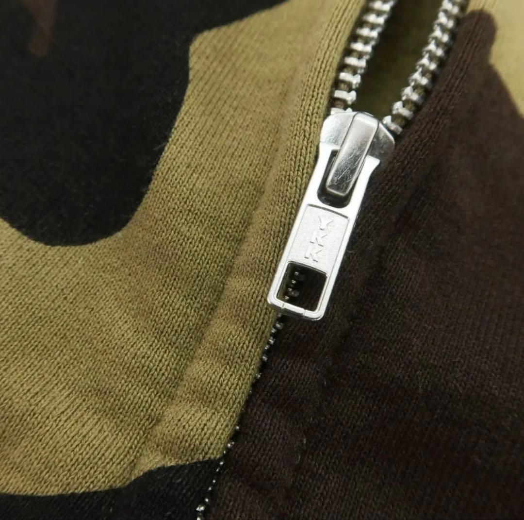 supreme zipパーカー　迷彩