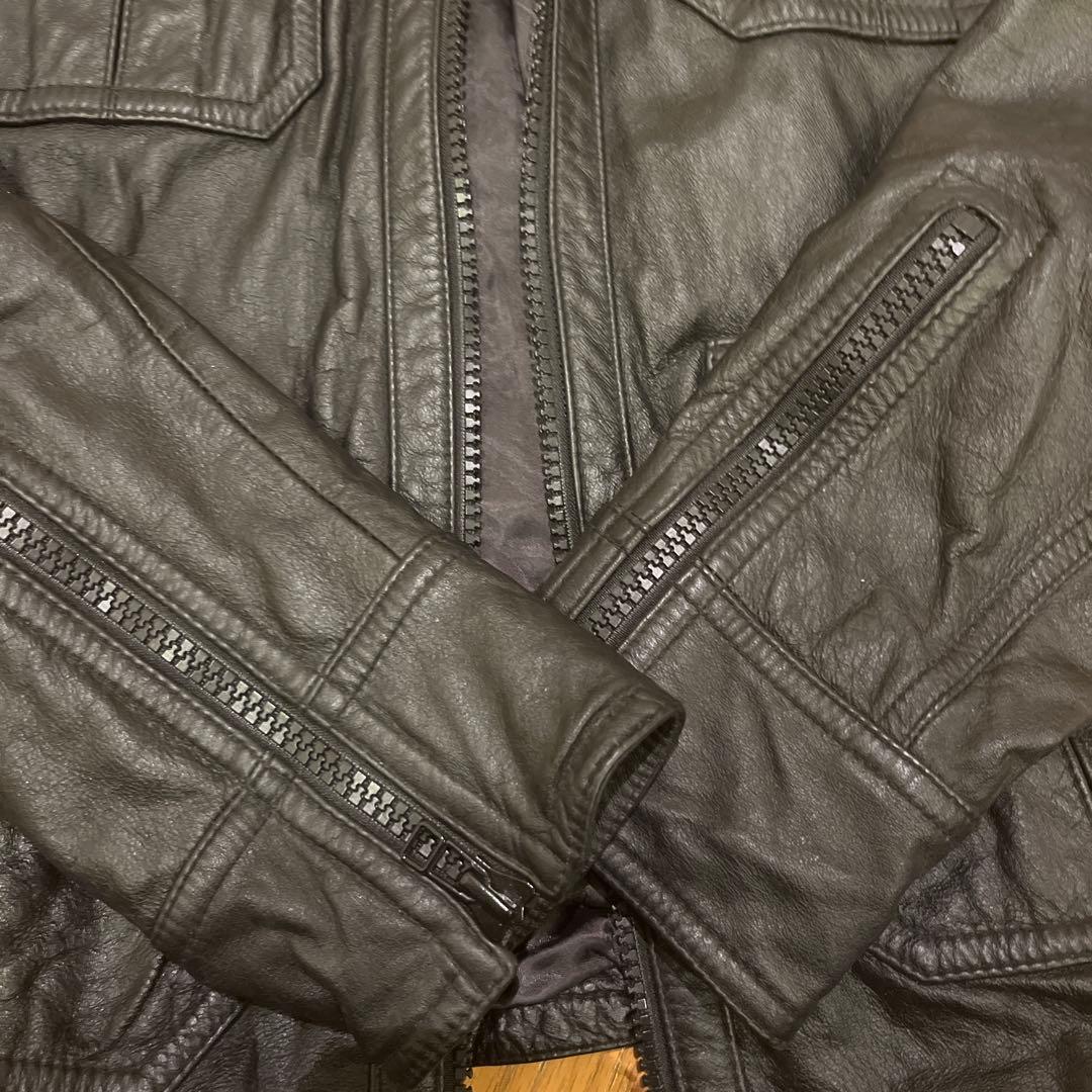 ベンシャーマン Lサイズ ライダースジャケット黒