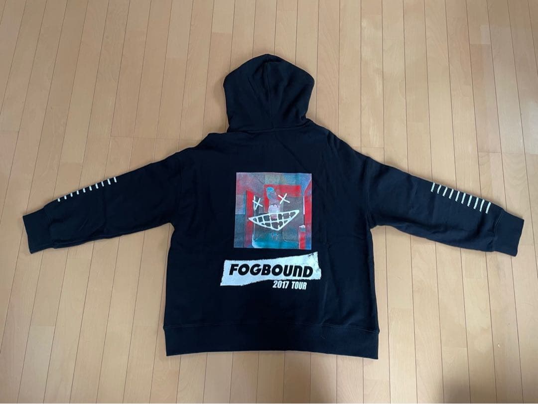紐なし】米津玄師 FOGBOUND 2017TOUR パーカー 黒 Mサイズ 2025年最新