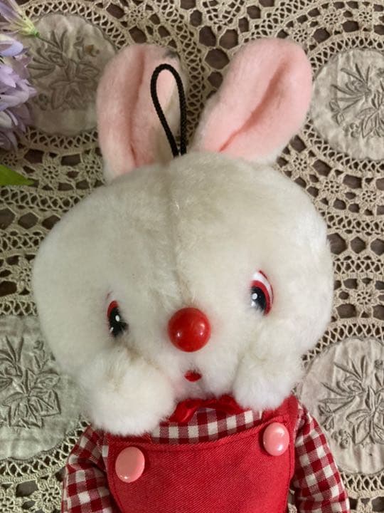 脚長 うさぎ ぬいぐるみ 昭和レトロ 当時物 インテリア レトロポップ