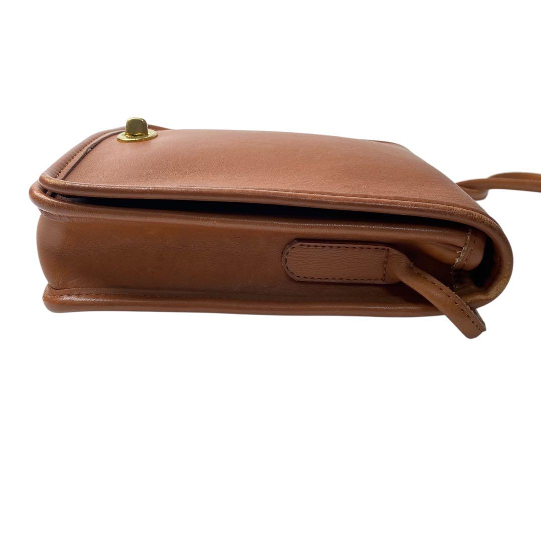 old coach オールドコーチ ショルダーバッグ オールレザー ターンロック