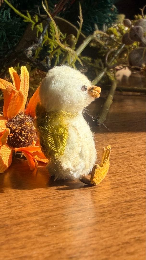 moriのえほん様 小さいアヒル ぬいぐるみ ミニチュア ハンドメイド