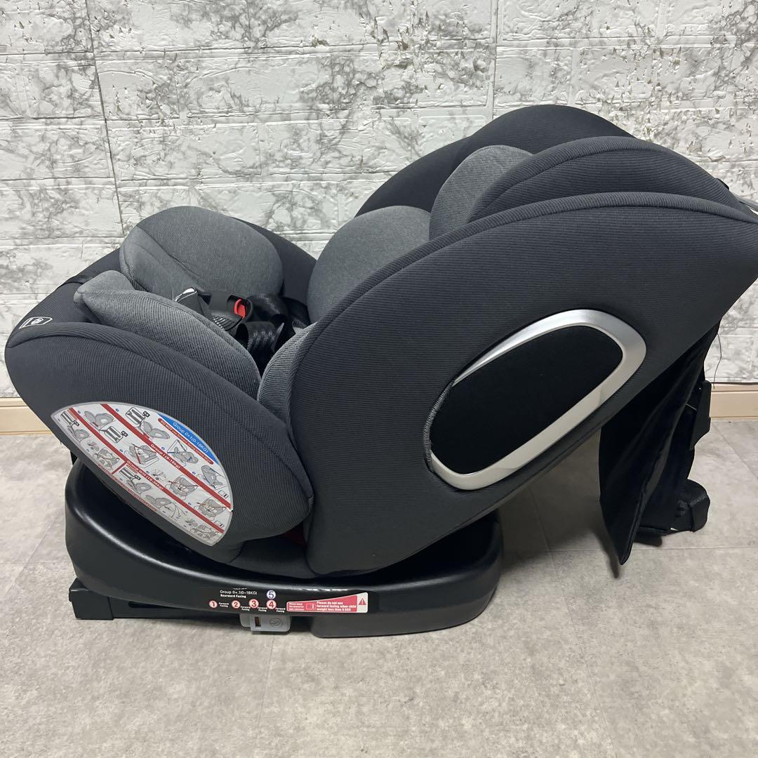 アイリスプラザ ISOFIX固定 チャイルドシート 回転式【美品】