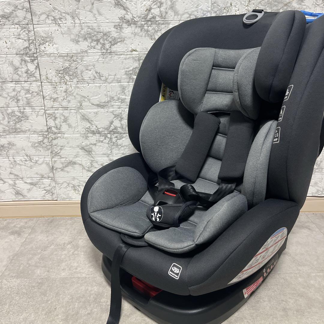 アイリスプラザ ISOFIX固定 チャイルドシート 回転式【美品】