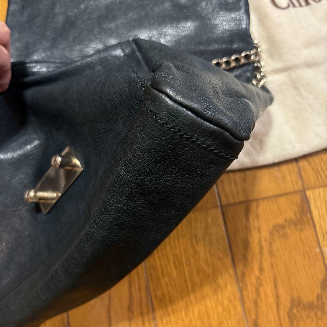 Chloé 刺繍デザイン チェーンハンドバッグ　美品 アンティーク