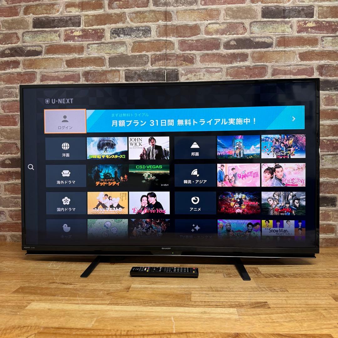 シャープ 40V型 液晶テレビ LC-40W5 フルハイビジョン 動画アプリ○