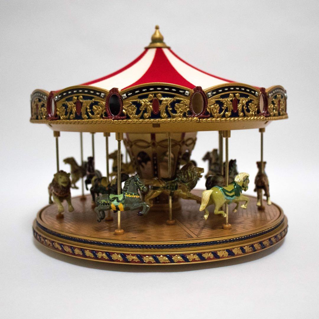 [匿名配送]新品ミスタークリスマス ゴールドラベル メリーゴーランド オルゴール