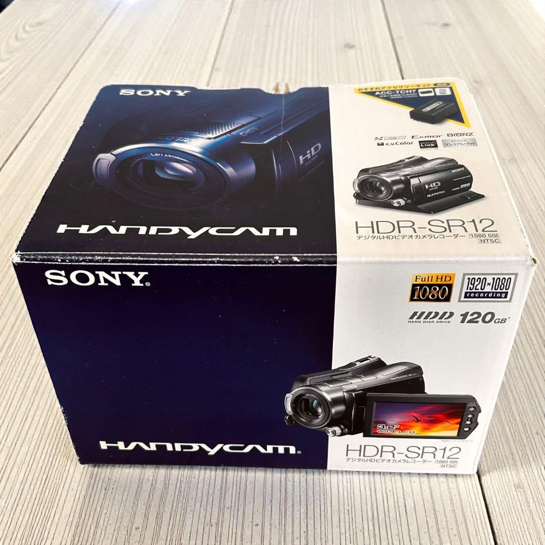 完動品✨付属品多数✨SONY HDR-SR12 HANDYCAM ビデオカメラ