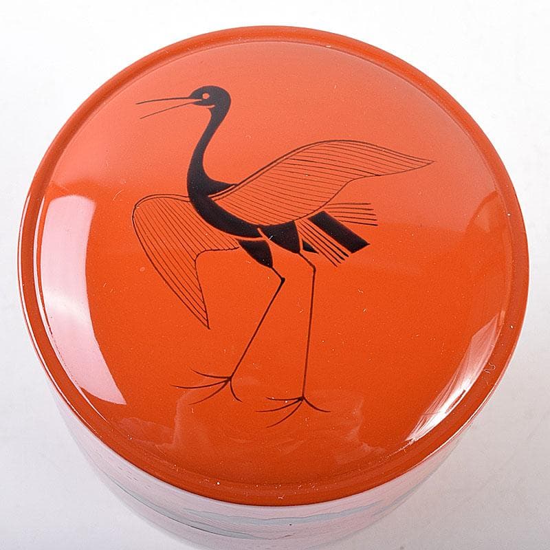 茶道具　山中塗　和田瑾斎造　玄々斎好　曙棗　共箱　V　6878