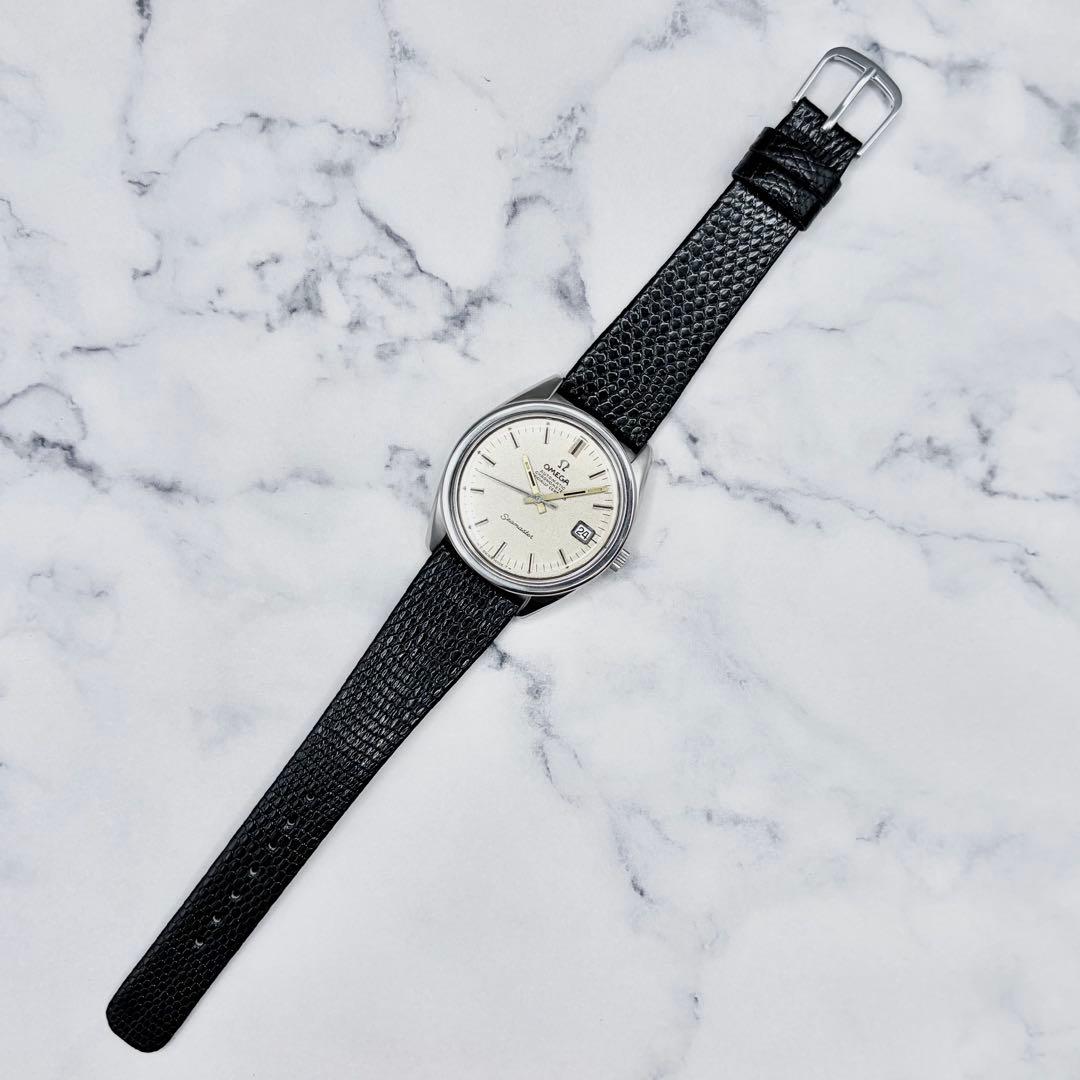 【美品／良稼働】オメガ シーマスター クロノメーター 自動巻き サンドブラスト