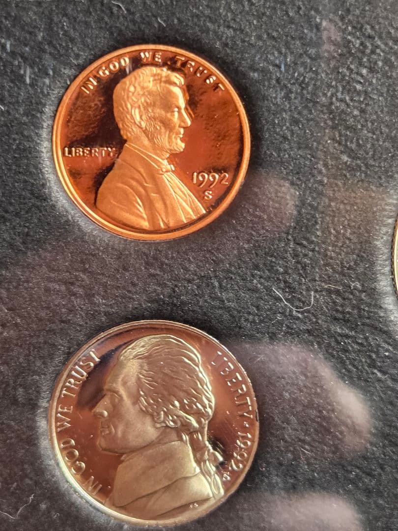 (プルーフ) アメリカ合衆国　プレミア シルバープルーフセット　1992