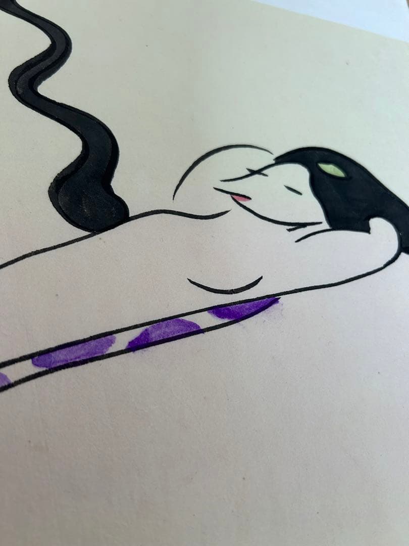 女かっぱ　清水崑　真作　肉筆　3葉まとめて