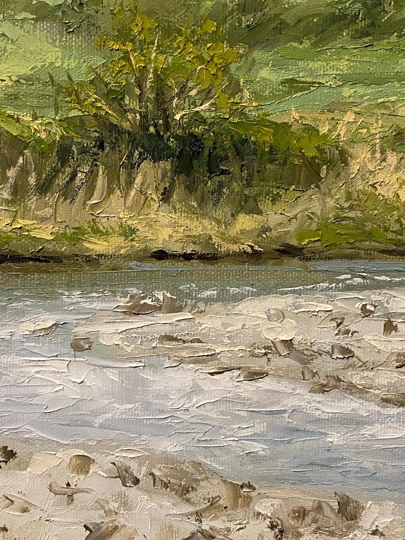 ★「真作」大山功「北アルプス 白馬岳」風景画　油彩画　額装　サイン有り　F8号