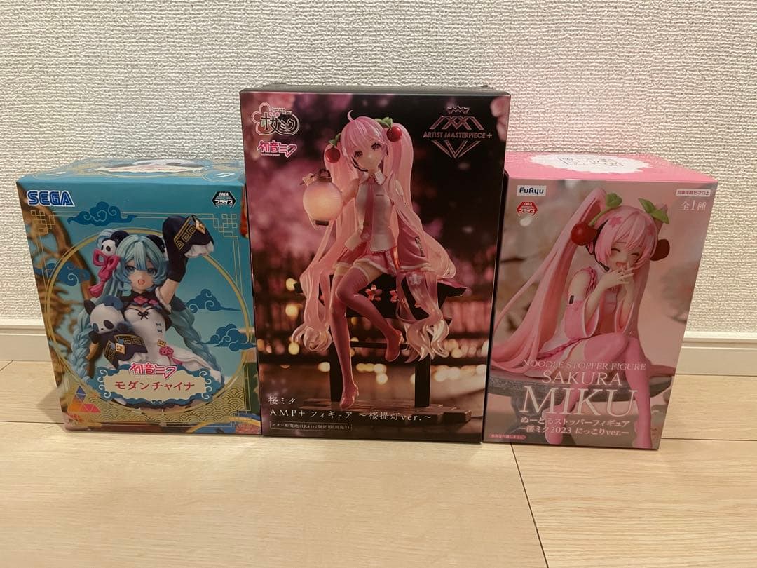 新品未開封】 初音ミク 桜ミク フィギュア 3点 まとめ売り - メルカリ