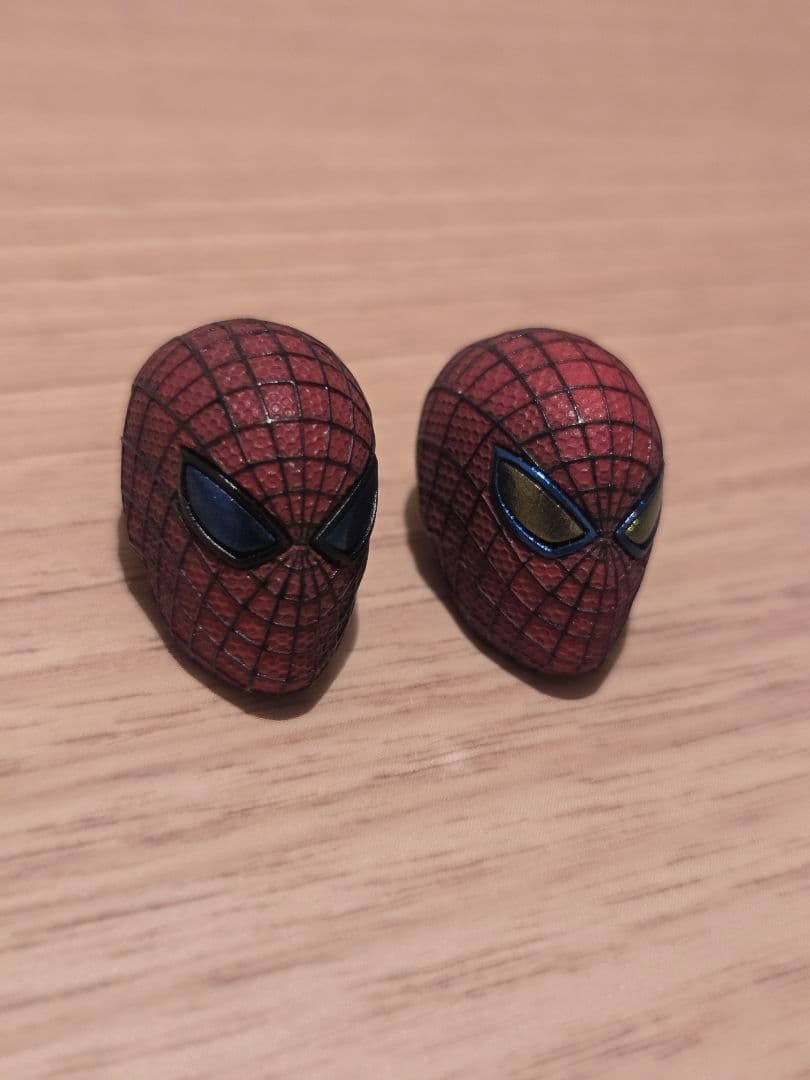 MAFEX アメイジング・スパイダーマン No.001 カスタムヘッド2個セット