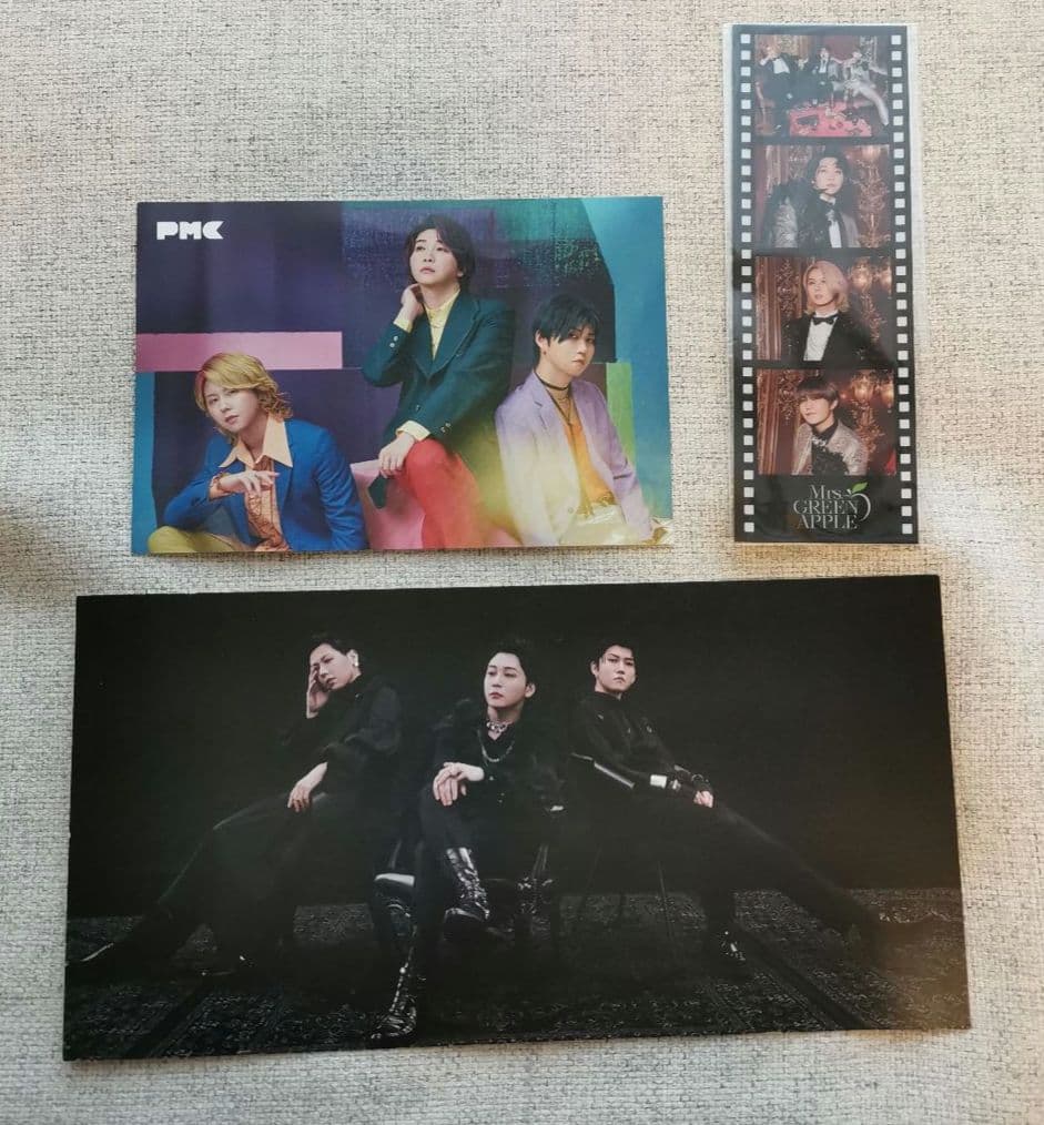 ミセスグリーンアップル ポストカード2枚&ステッカー1枚セット - メルカリ