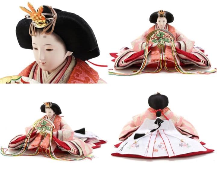 ひな人形 親王飾 彦左衛門監修 熊倉聖祥 正絹さくら京都西陣 会津塗