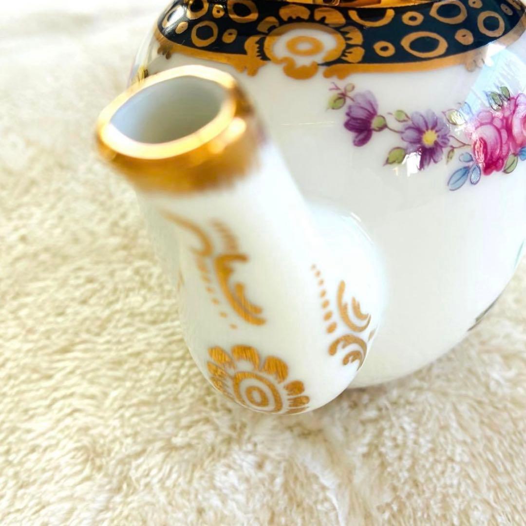 フランクリンミント】鳥柄 花柄 金彩 ティーポット 英国調 美品 - メルカリ