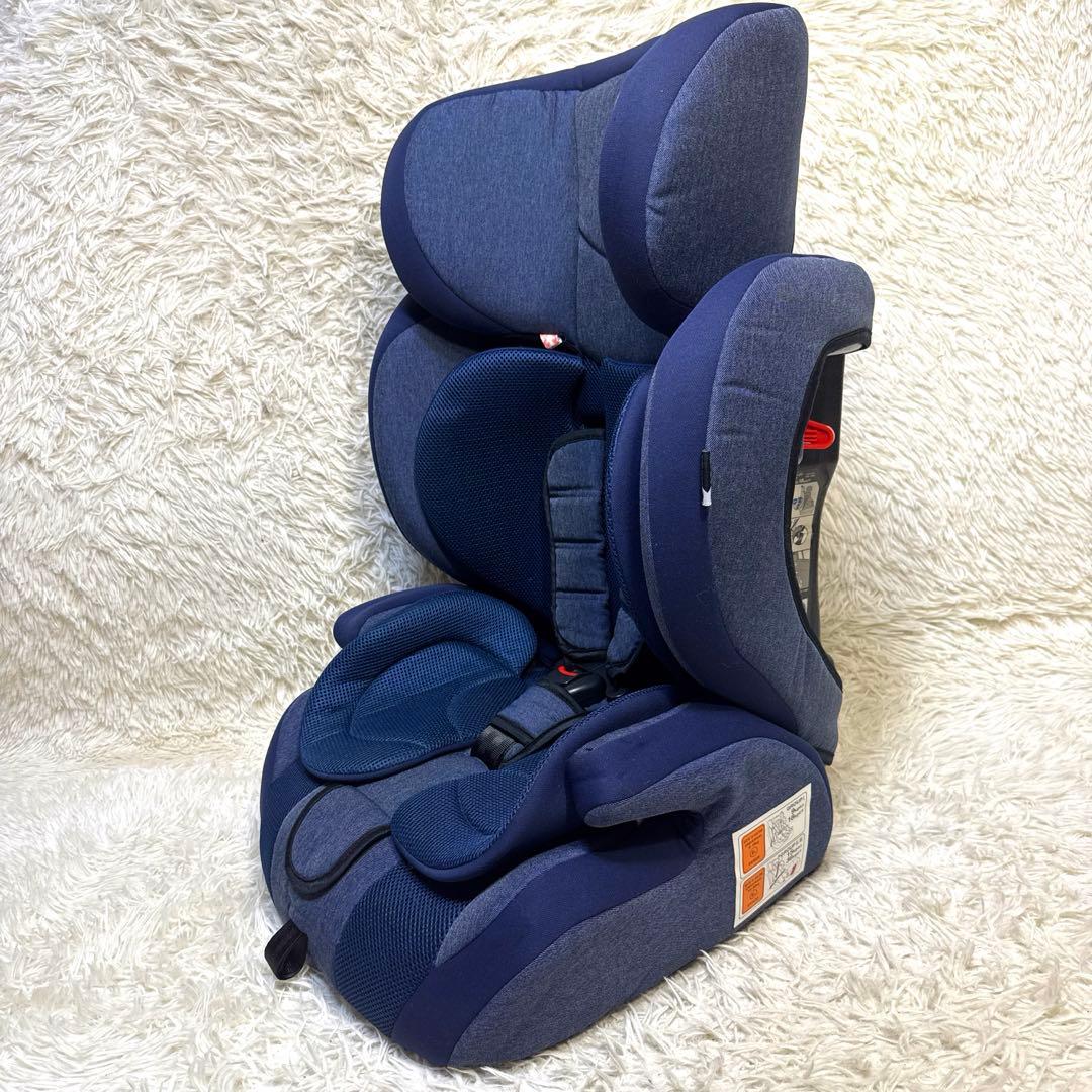 【美品】マムズキャリーMC HGデニムハーネス チャイルドシート ジュニアシート