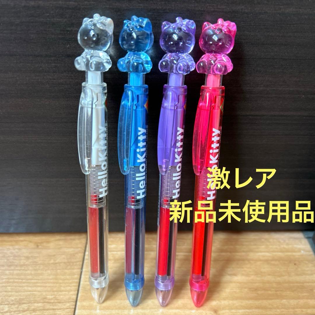 激レア 新品未使用】ハローキティ クリア ボールペン 平成レトロ