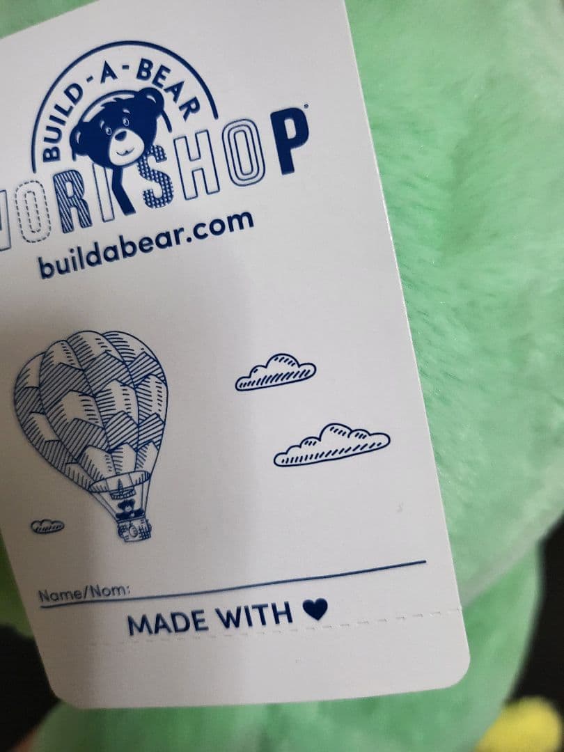 ポムポムプリン✖ビルドアベア　ゾンビぬいぐるみ