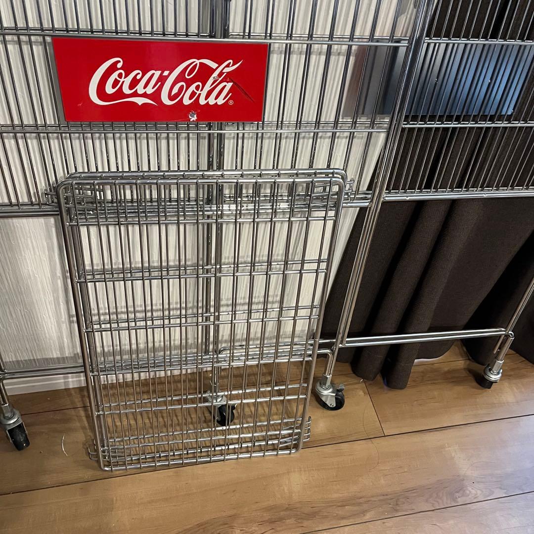 希少 コカコーラ メタルラック ワゴンラック - メルカリ